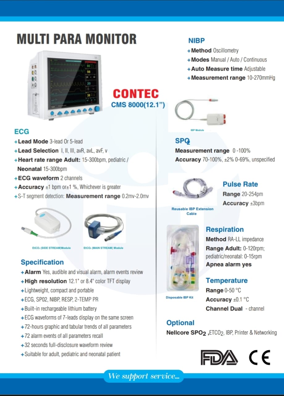 Contec  CMS 8000 Multipara Monitor