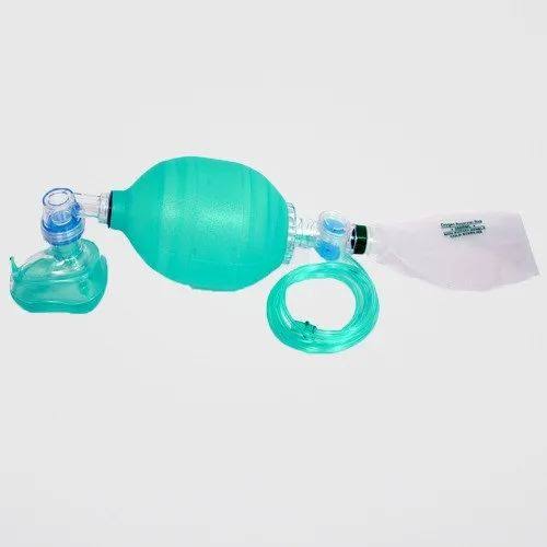 Silicon Resuscitator with POP off Valve-Ambu Bag